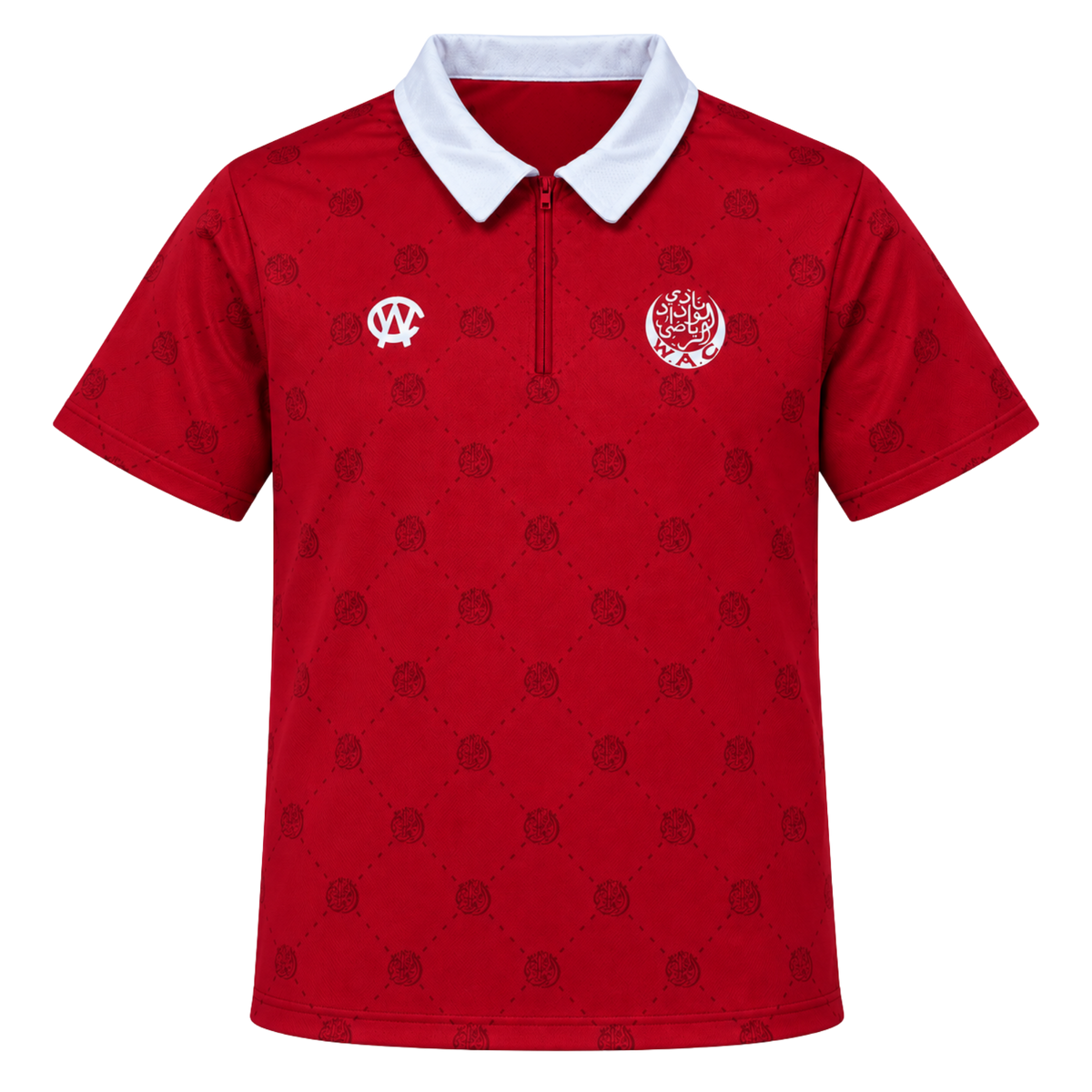 RED WAC MONOGRAM POLO WAC OFFICIAL BRAND