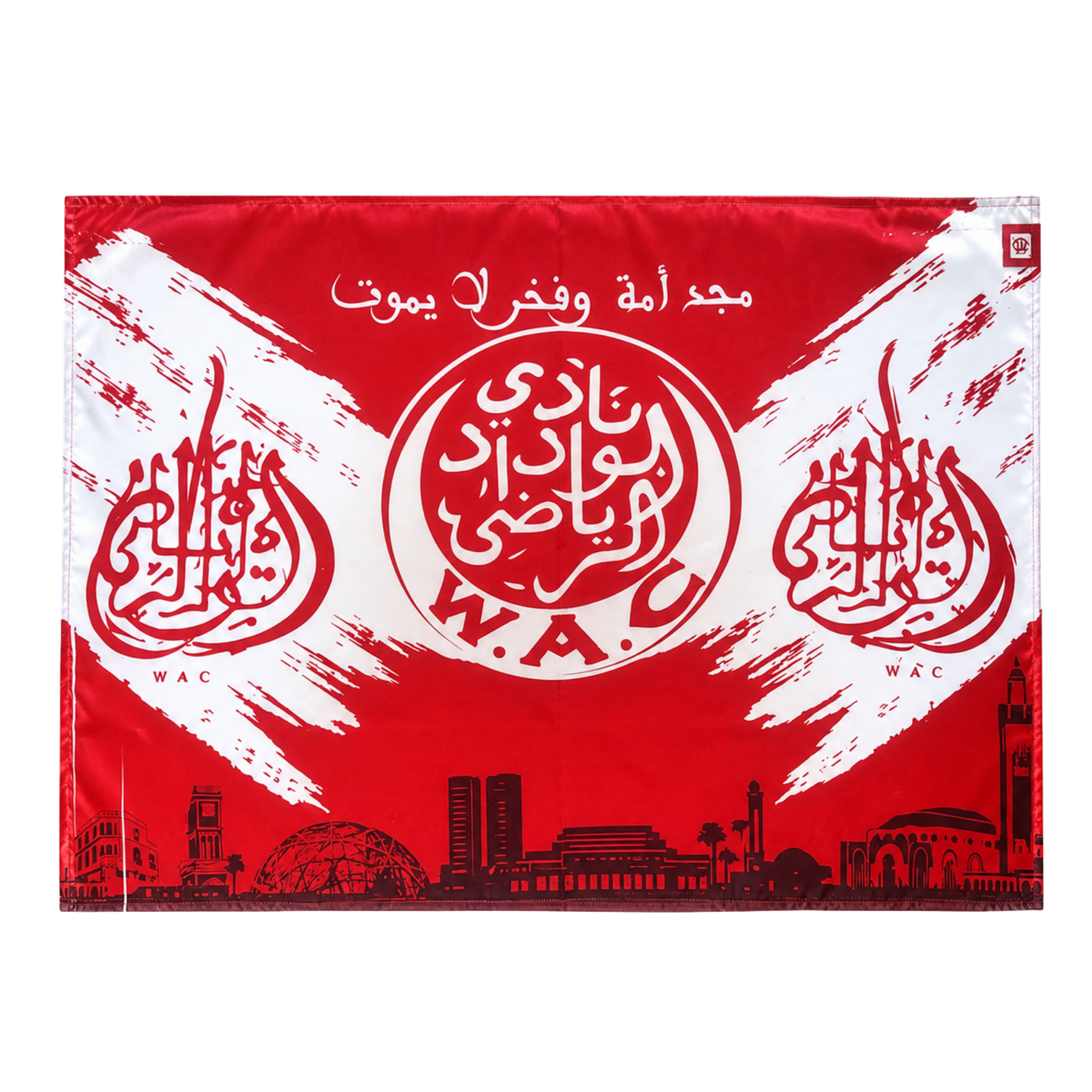 DRAPEAU LOGO SATIN WAC OFFICIAL BRAND