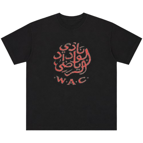 BLACK WAC T-SHIRT WAC OFFICIAL BRAND