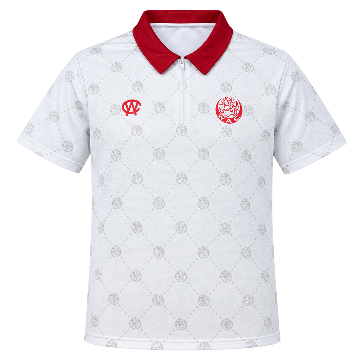 WHITE WAC MONOGRAM POLO WAC OFFICIAL BRAND